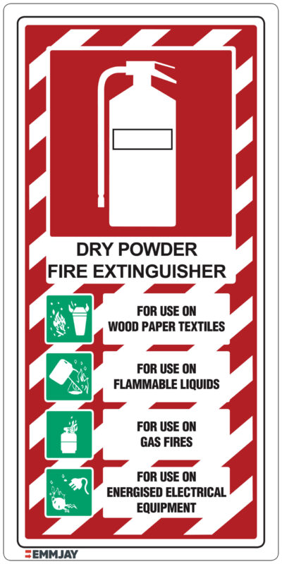 EGL 0074 Fire Extinguishers – Dry Powder Sign