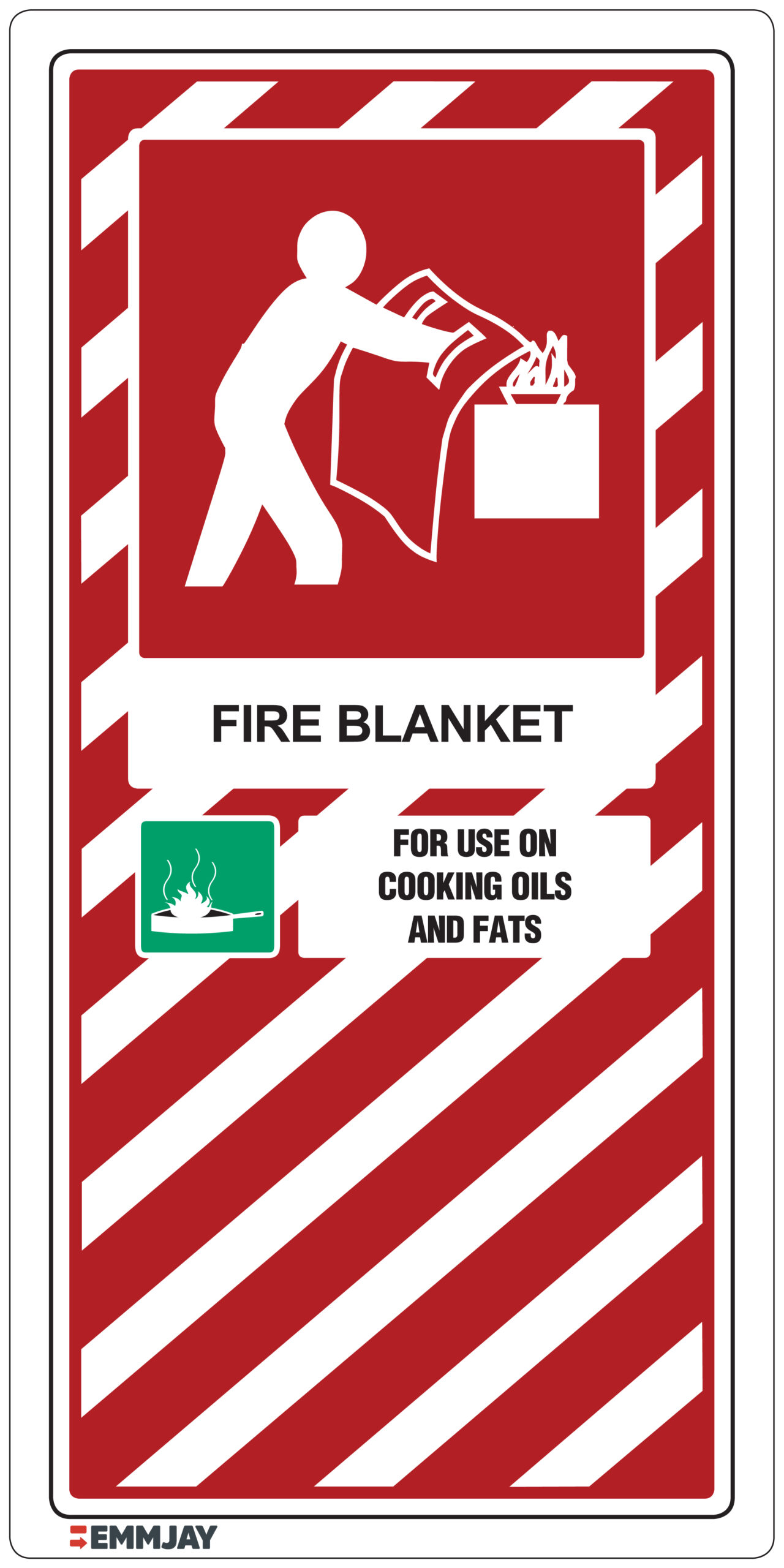 Workpalce Safety Signs - Emmjay - Fire Extinguishers - Fire Blanket Sign