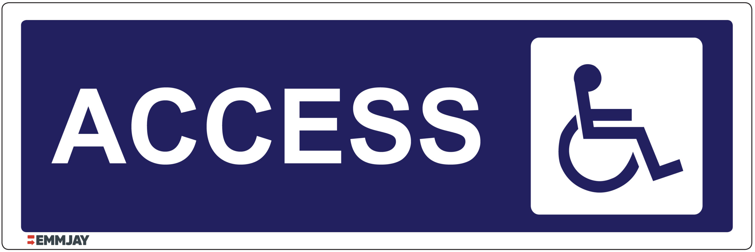Workpalce Safety Signs - Emmjay - Information - Access for the Disabled Sign