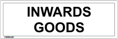 EGL 0107 Information – Inwards Goods Sign