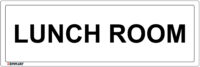 EGL 0111 Information – Lunch Room Sign