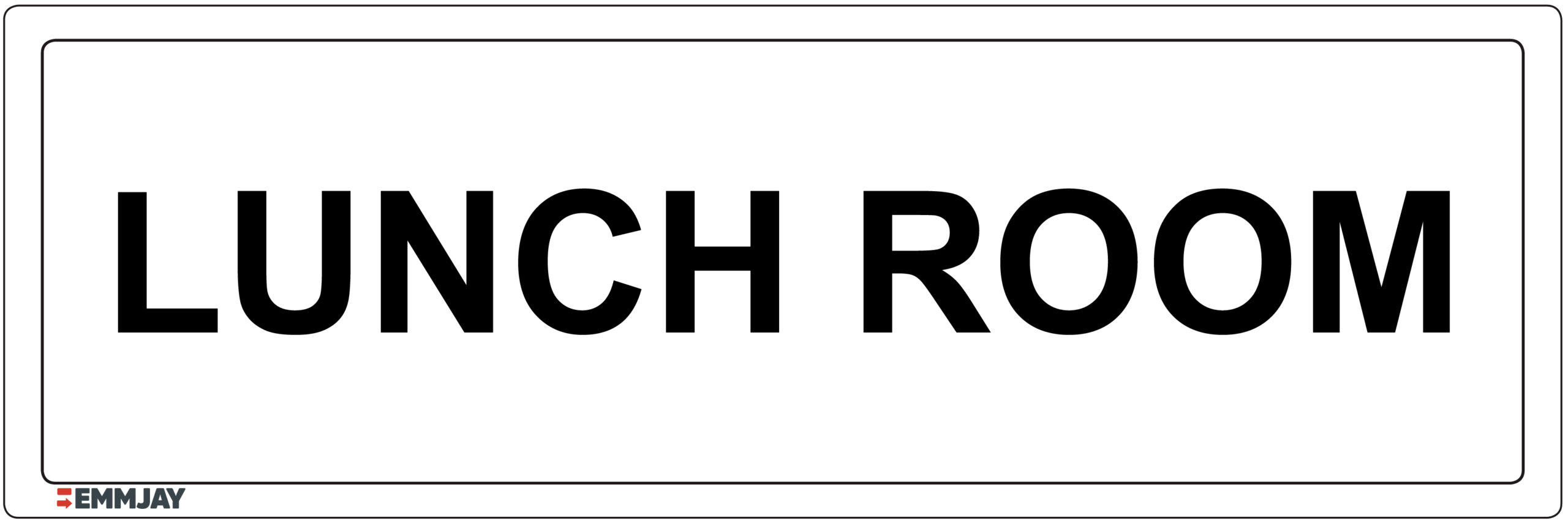 Workpalce Safety Signs - Emmjay - Information - Lunch Room Sign