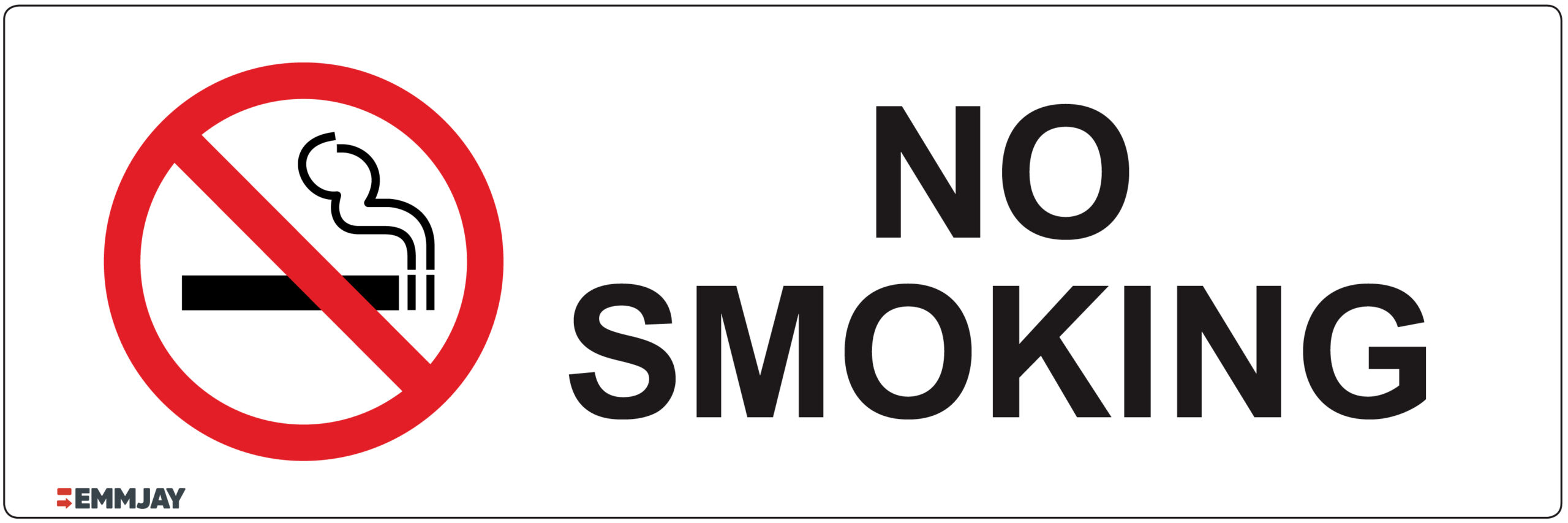 Workpalce Safety Signs - Emmjay - Information - No Smoking Sign