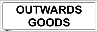 EGL 0115 Information – Outwards Goods Sign