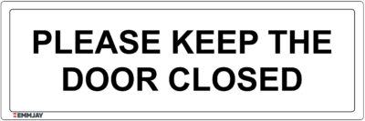 EGL 0117 Information – Please Keep The Door Closed Sign