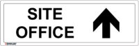 EGL 0120 Information – Site Office Straight Ahead Sign