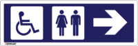 EGL 0126 Information – Toilet for the Disabled Right Sign