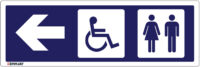 EGL 0127 Information – Toilet to the Left Sign