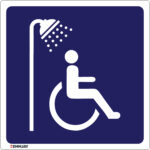 EGL 0150 Information – Shower Cubicle for the Disabled Sign