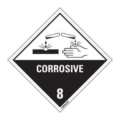 EGL 0215 HAZCHEM – Corrosive 8 Sign