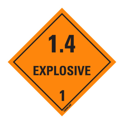 EGL 0226 HAZCHEM – Explosive 1.4 1 Sign