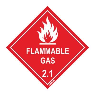 EGL 0231 HAZCHEM – Flammable Gas 2.1 Sign