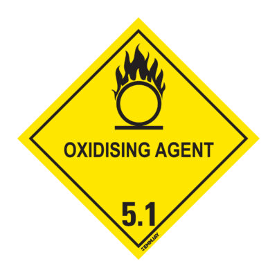 EGL 0248 HAZCHEM – Oxidising Agent 5.1 Sign