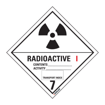 EGL 0250 HAZCHEM – Radioactive I Sign