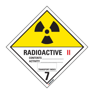 EGL 0251 HAZCHEM – Radioactive II Sign