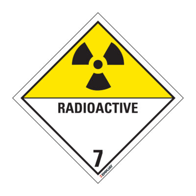 EGL 0253 HAZCHEM – Radioactive 7 Sign