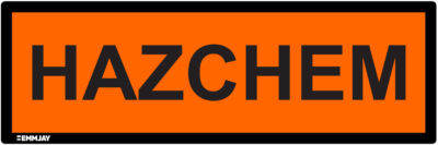 EGL 0263 HAZCHEM Sign