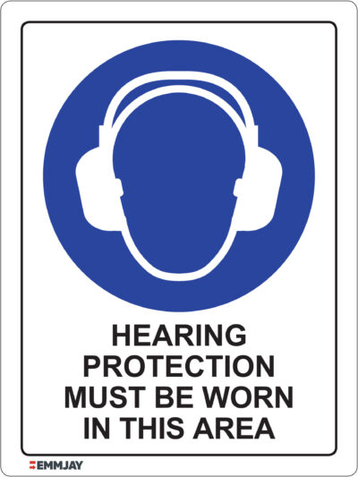 EGL 0345 Mandatory – Hearing Protection Must Be Worn In This Area Sign