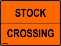 EGL 0805 Information – Stock Crossing Sign