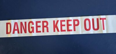 EGL 5008 Danger - Keep Out White Barrier Tape - Image 3