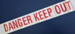 EGL 5008 Danger – Keep Out White Barrier Tape
