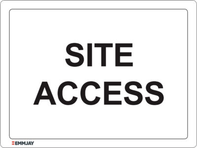 EGL 0460 Notice – Site Access Sign