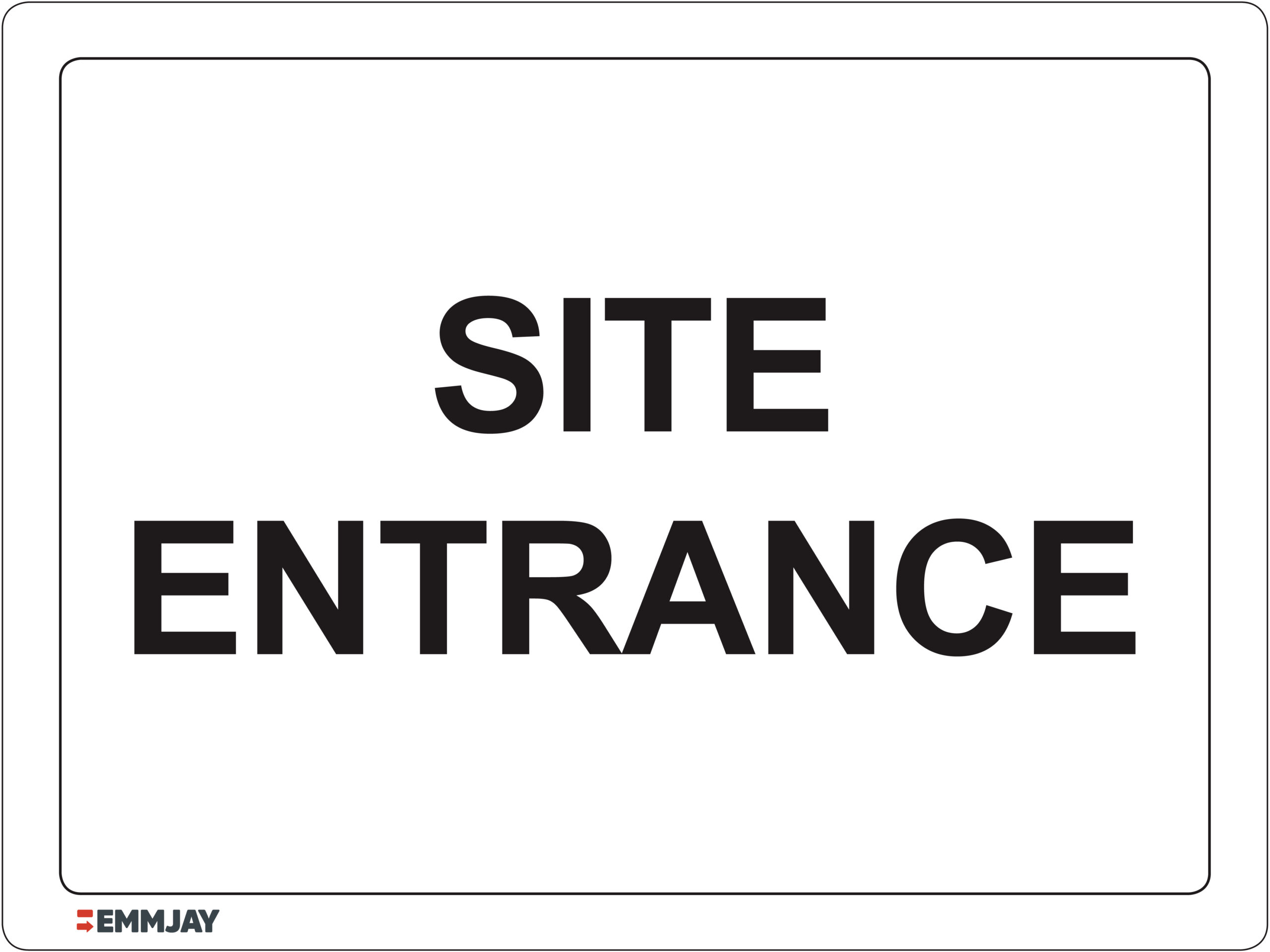 Workpalce Safety Signs - Emmjay - Site Entrance Sign