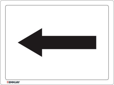 EGL 0466 Notice – To The Left Sign