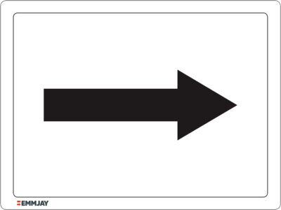 EGL 0467 Notice – To The Right Sign