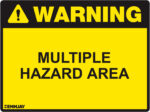 EGL 1018 Warning – Multiple Hazard Area Sign