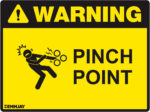 EGL 1024 Warning – Pinch Point Sign
