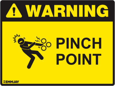 EGL 1024 Warning – Pinch Point Sign