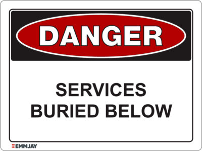 EGL 1029 Danger – Services Buried Below Sign