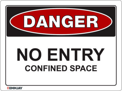 EGL 1033 Danger – NO ENTRY – Confined Space Sign