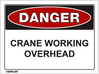 EGL 1036 Danger – Crane Working Overhead Sign