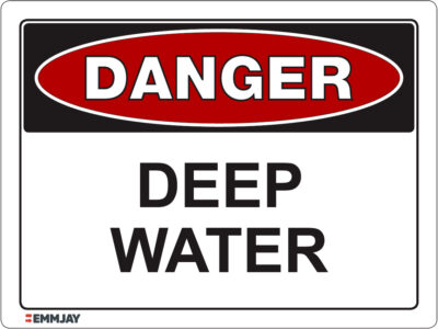 EGL 1038 Danger – Deep Water Sign