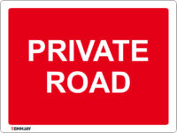 EGL 1042 – Private Road Sign