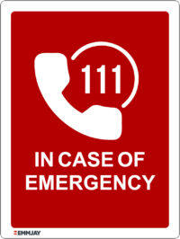 EGL 1052 – SOS In Case of Emergency sign