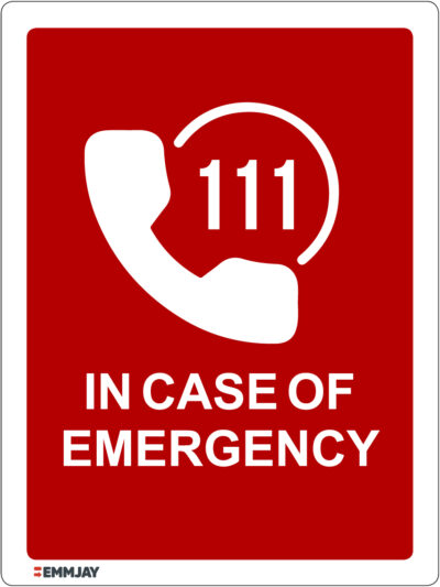 EGL 1052 – SOS In Case Of Emergency Sign