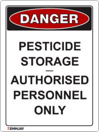 EGL 1059 – Pesticide Storage – Authorised Personnel Only Sign