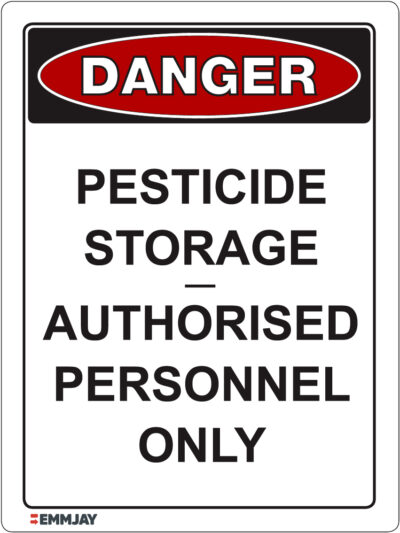 EGL 1059 – Pesticide Storage – Authorised Personnel Only Sign