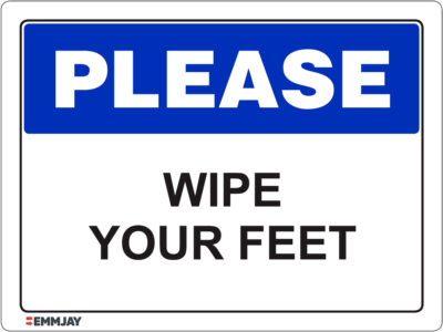 EGL 1061 Please – Wipe Your Feet Sign