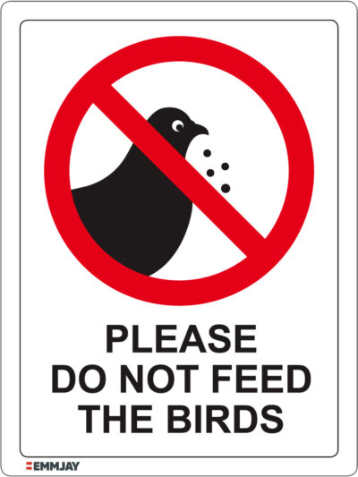 EGL 1069 – Please Do Not Feed The Birds Sign