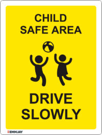 EGL 1075 Child Safe Area – Drive Slowly Sign