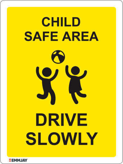 EGL 1075 Child Safe Area – Drive Slowly Sign