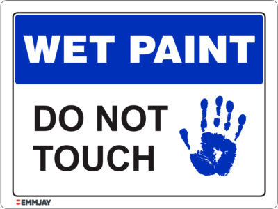 EGL 1084 Wet Paint – Do Not Touch Sign