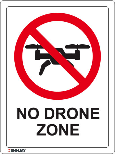 EGL 1087 Prohibition – No Drone Zone Sign