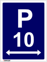 EGL 1089 Parking Time Limit – 10 Sign