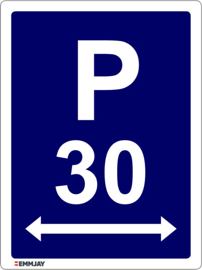 EGL 1091 Parking Time Limit – 30 Sign