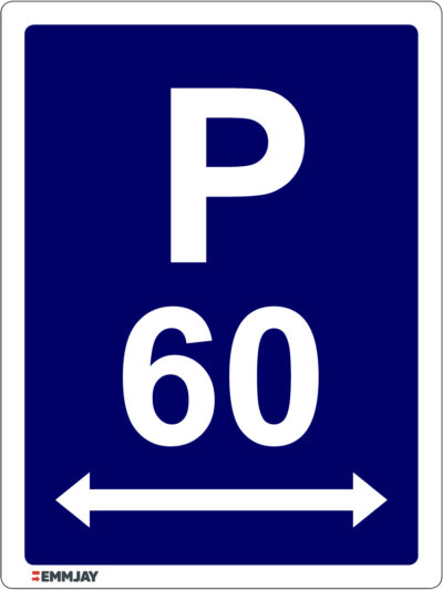 EGL 1092 Parking Time Limit – 60 Sign